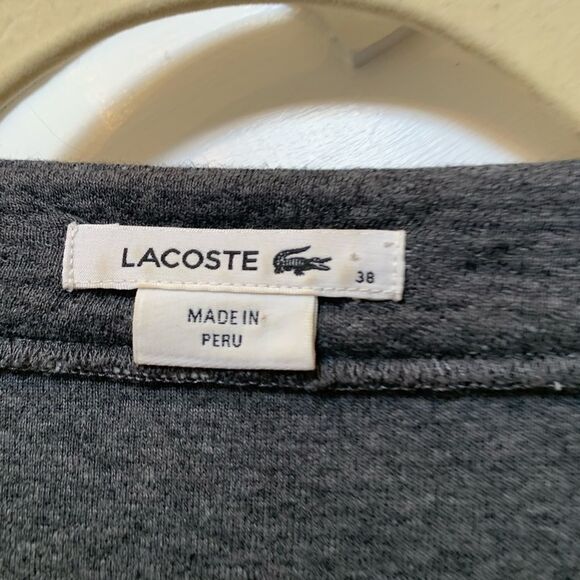 Lacoste Gray Quilted Pullover - Picture 6 of 6